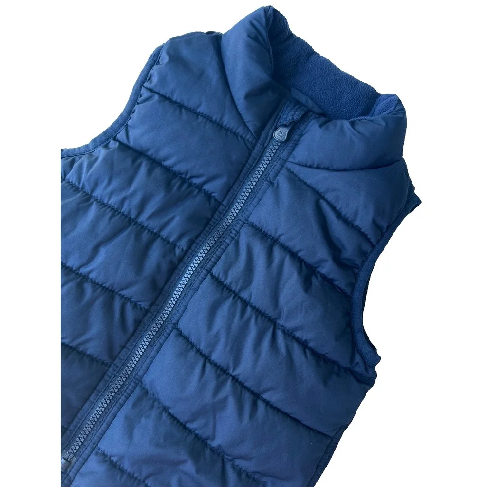 Baby Gap ColdControl Puffer Vest Boys 2T Blue Water Resistant Quilted Zip Unisex